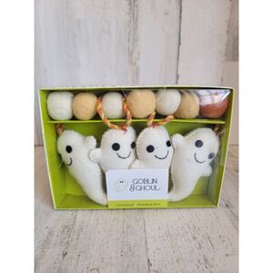 Goblin ghoul 6 ft Garland NEW felt Halloween unique home decor prop